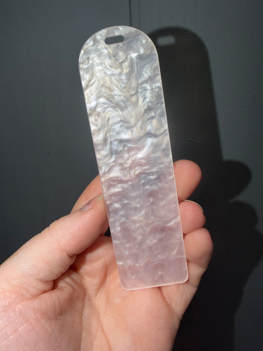 Light Pink Shimmer Bookmark