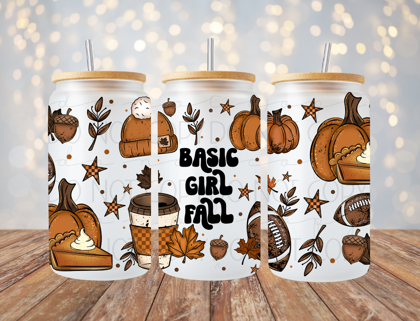 Basic Girl Fall 16 Oz Wrap