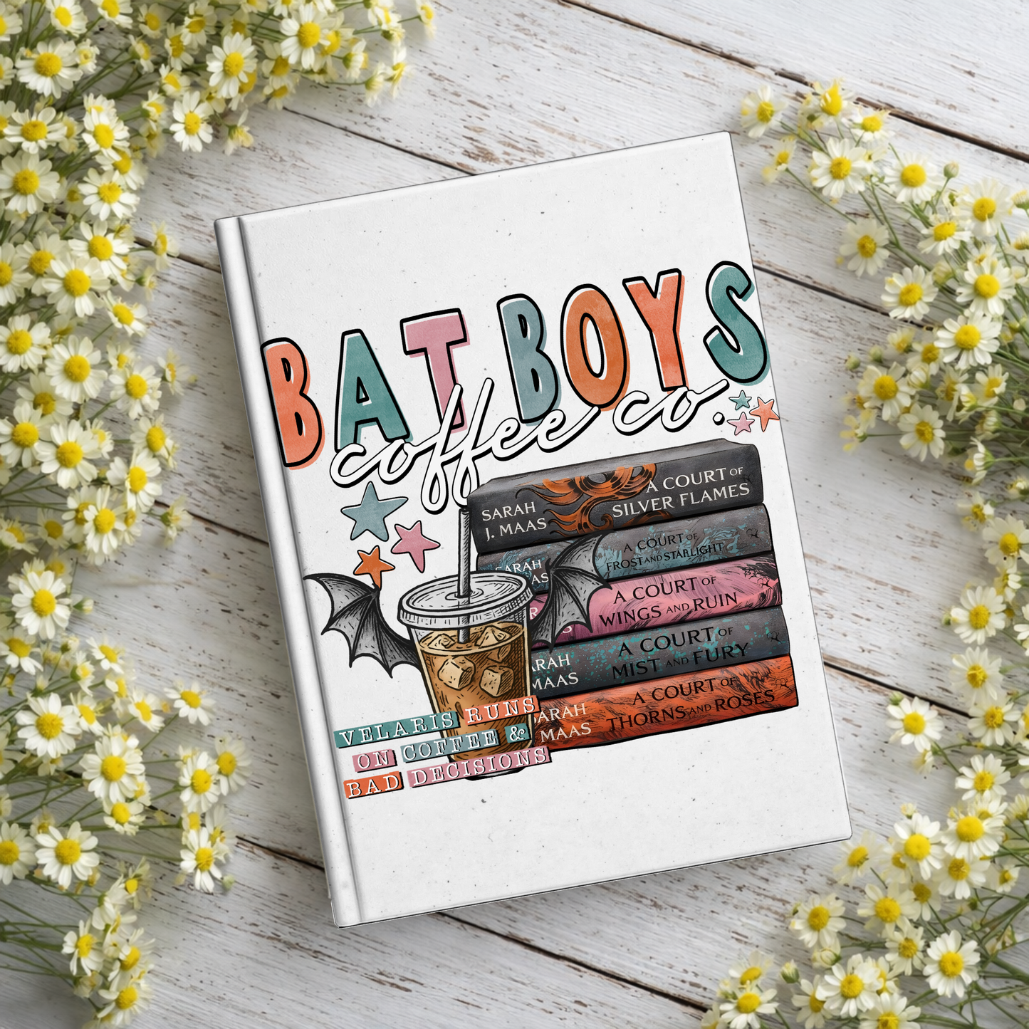 Bat Boys Coffee Co Notebook Decal