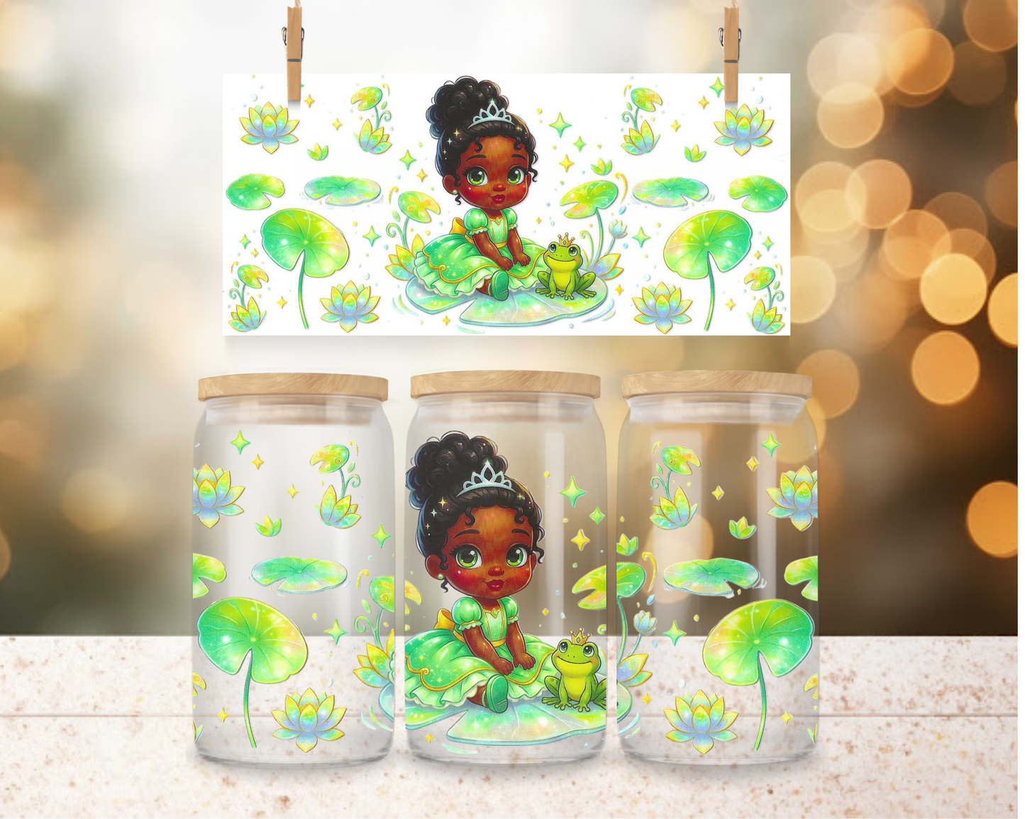 Baby Frog Princess 16 oz Wrap