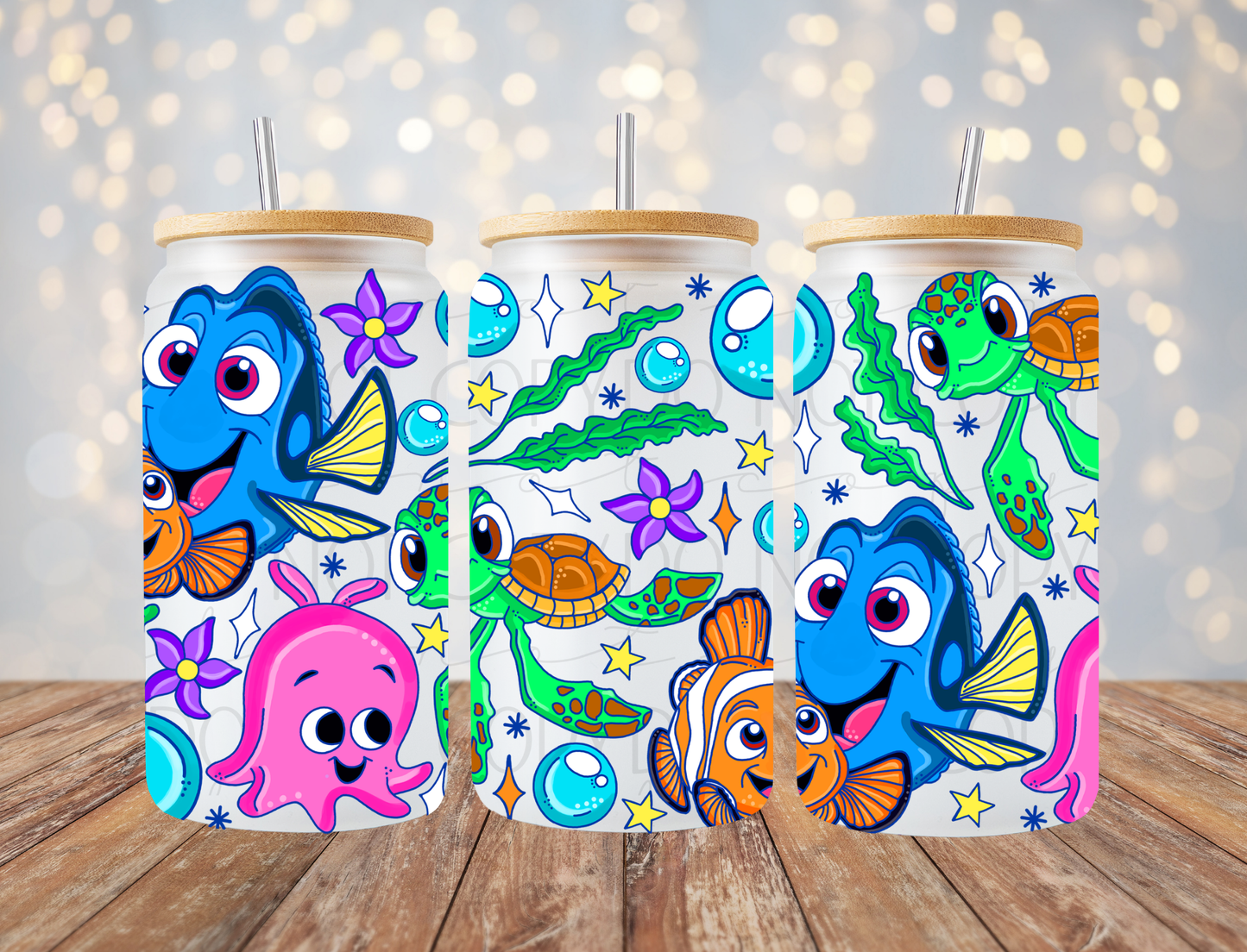 Fish Movie 16 Oz Wrap