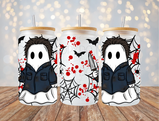 Boogeyman Horror Ghost 16 Oz Wrap