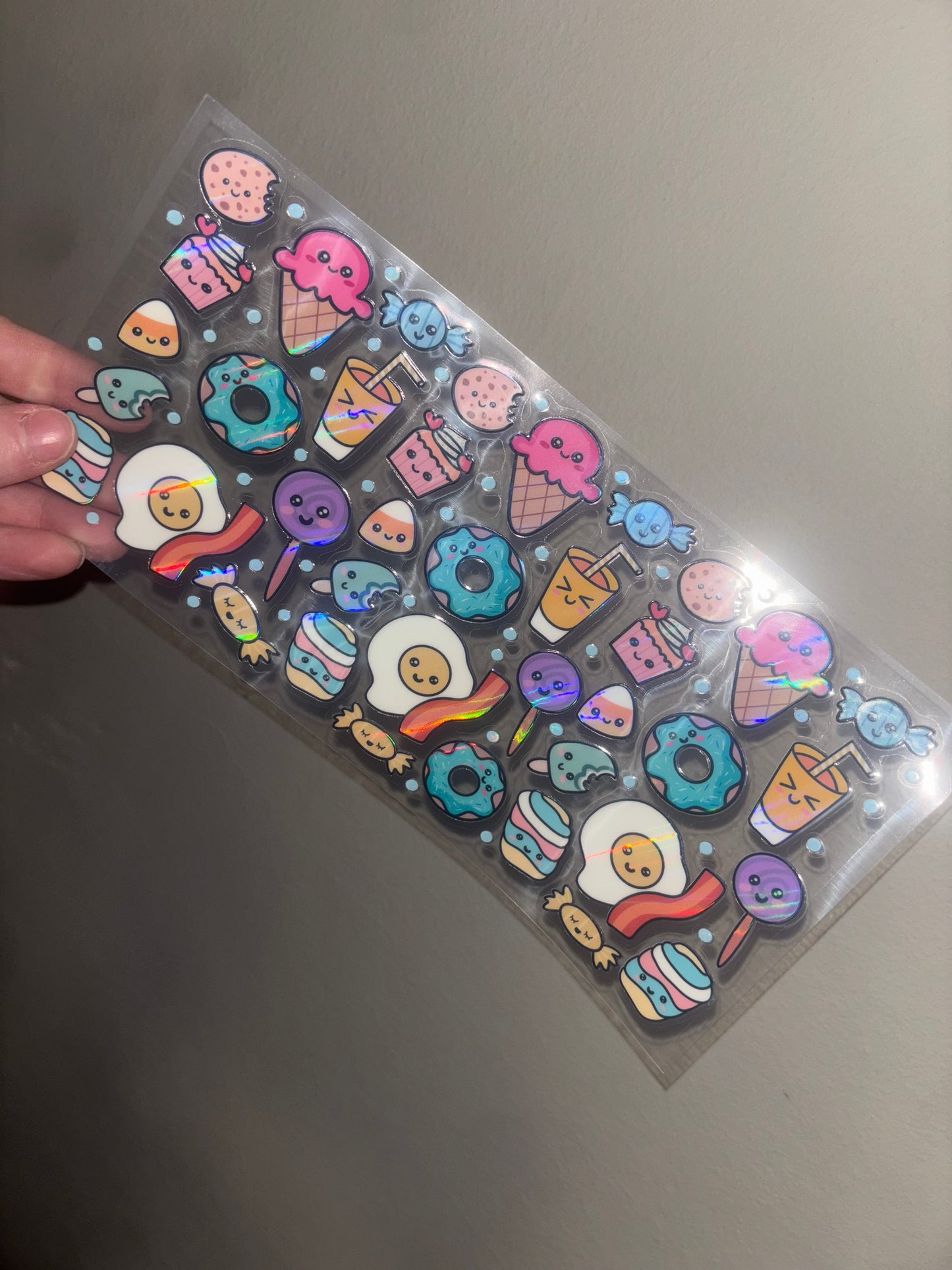 Breakfast Holographic 16 oz Wrap