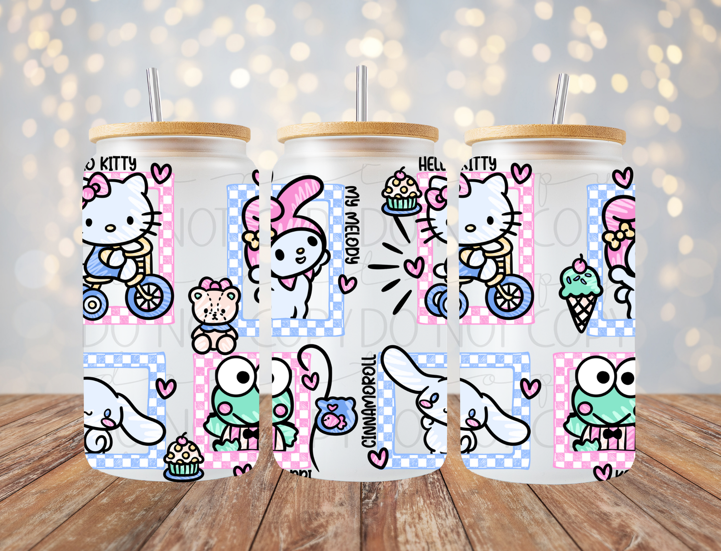 Kitty & Friends 16 Oz Wrap