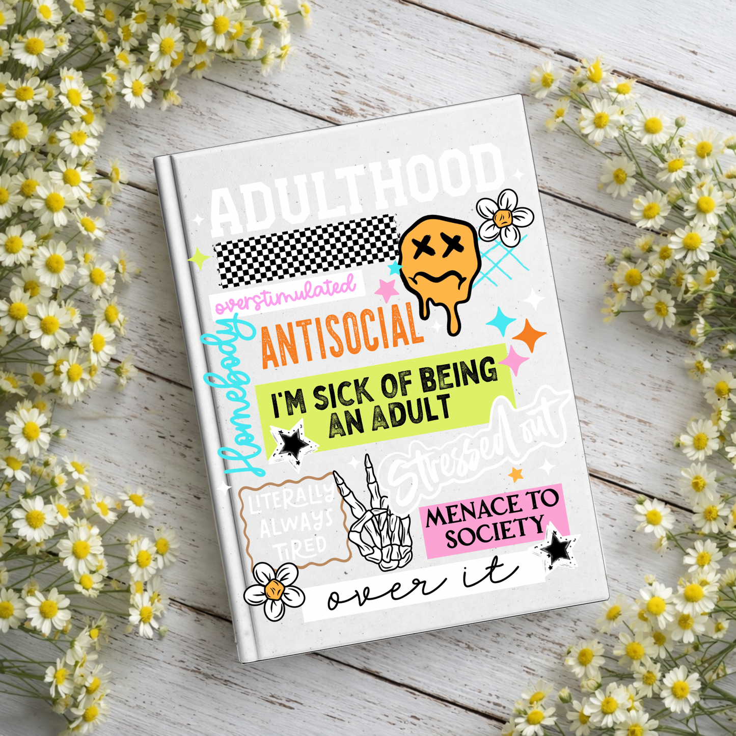 Adulthood Notebook Decal