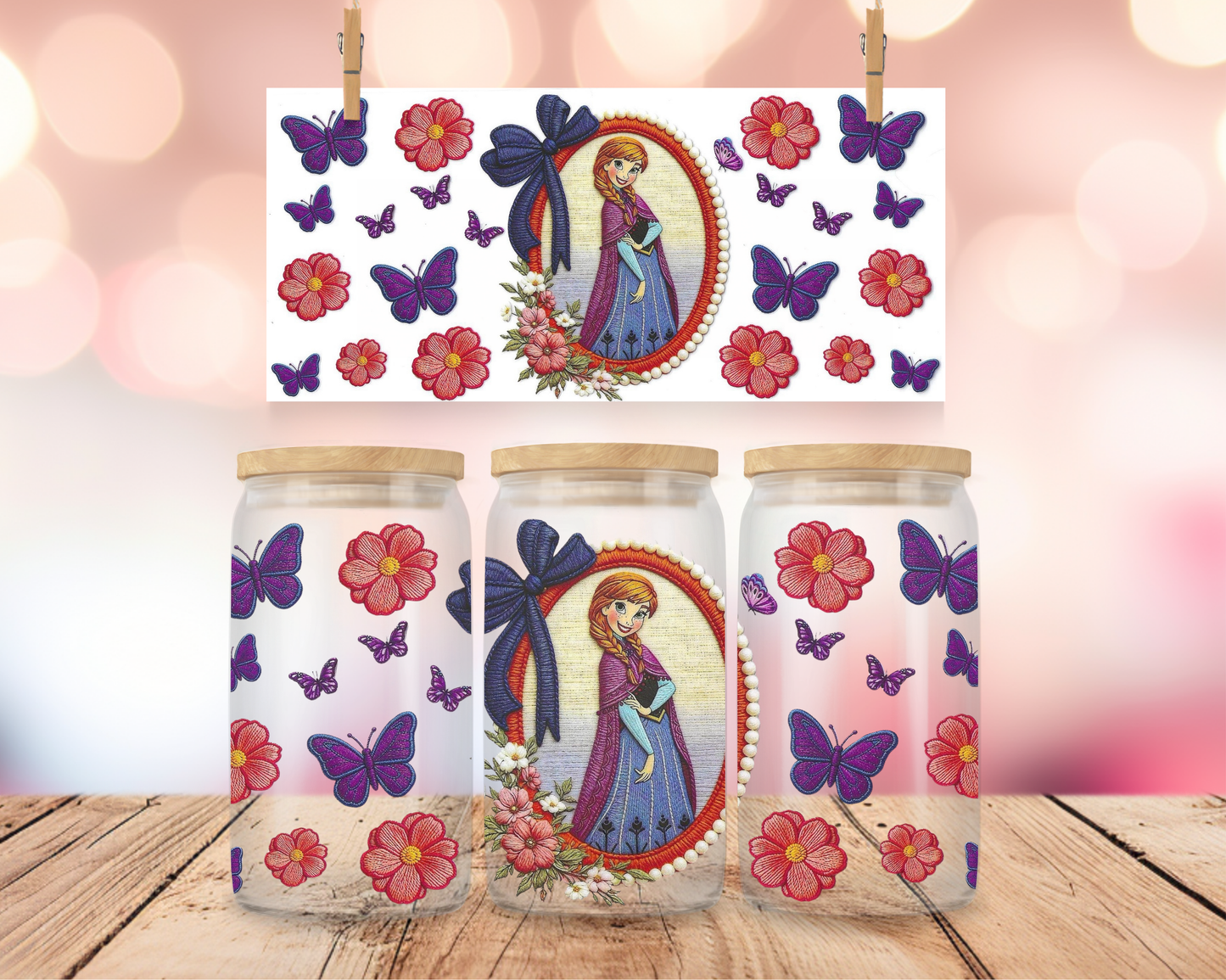 Sister Princess Mirror 16 oz Wrap