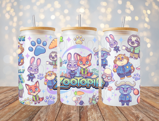 Zoo Animals 16 Oz Wrap