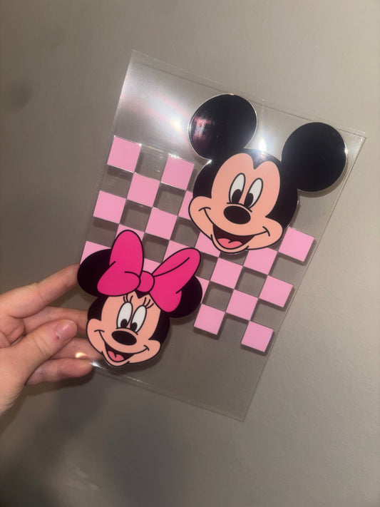 Girl & Boy Mouse Notebook Decal