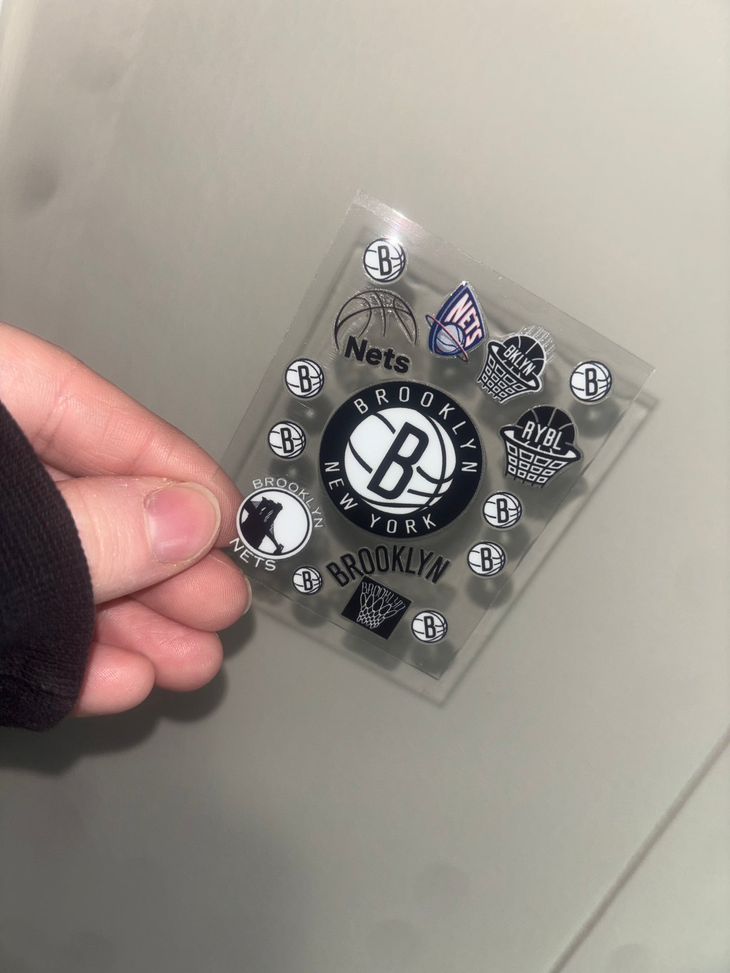 New York Basketball Spray Decal