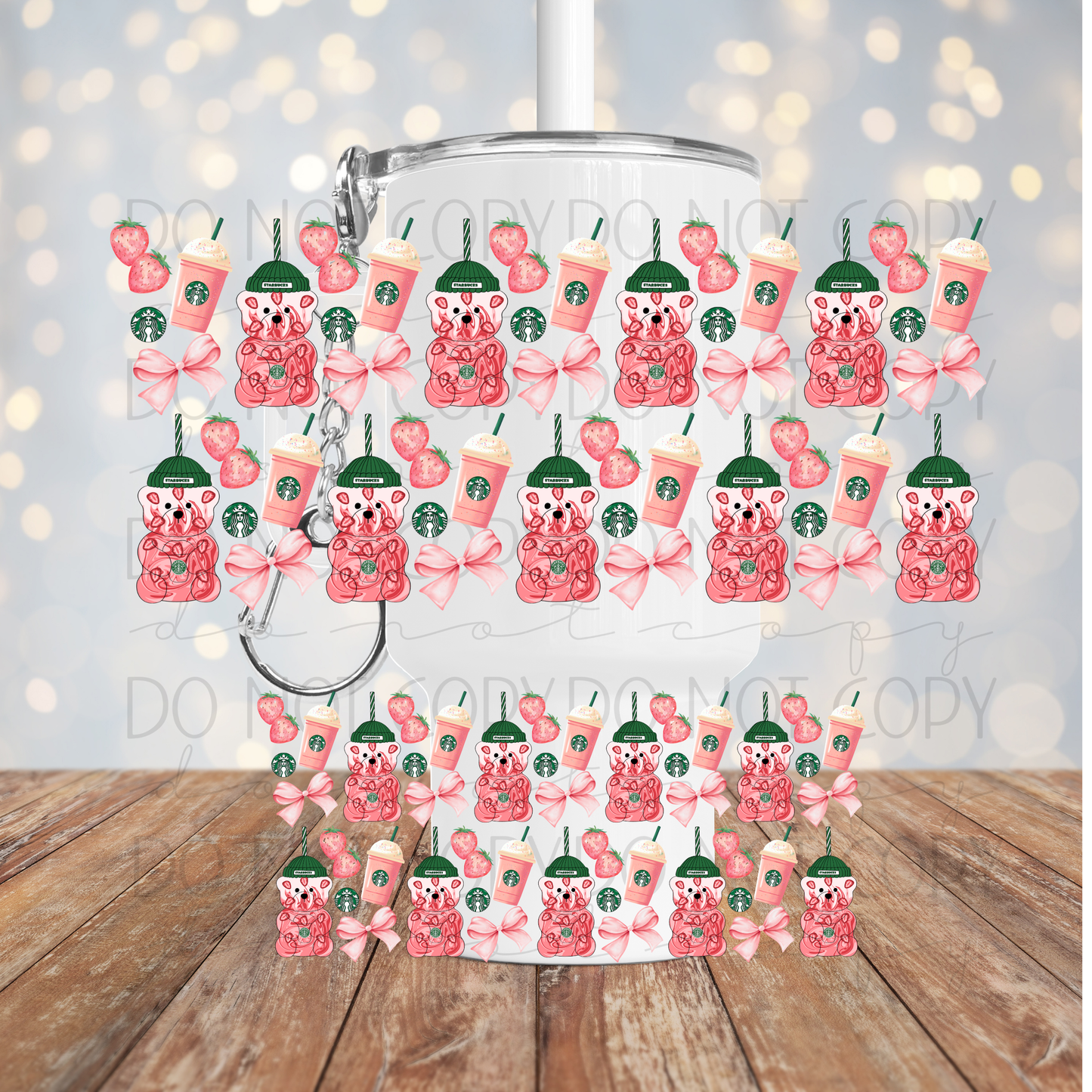 Pink Coffee Mini Wrap