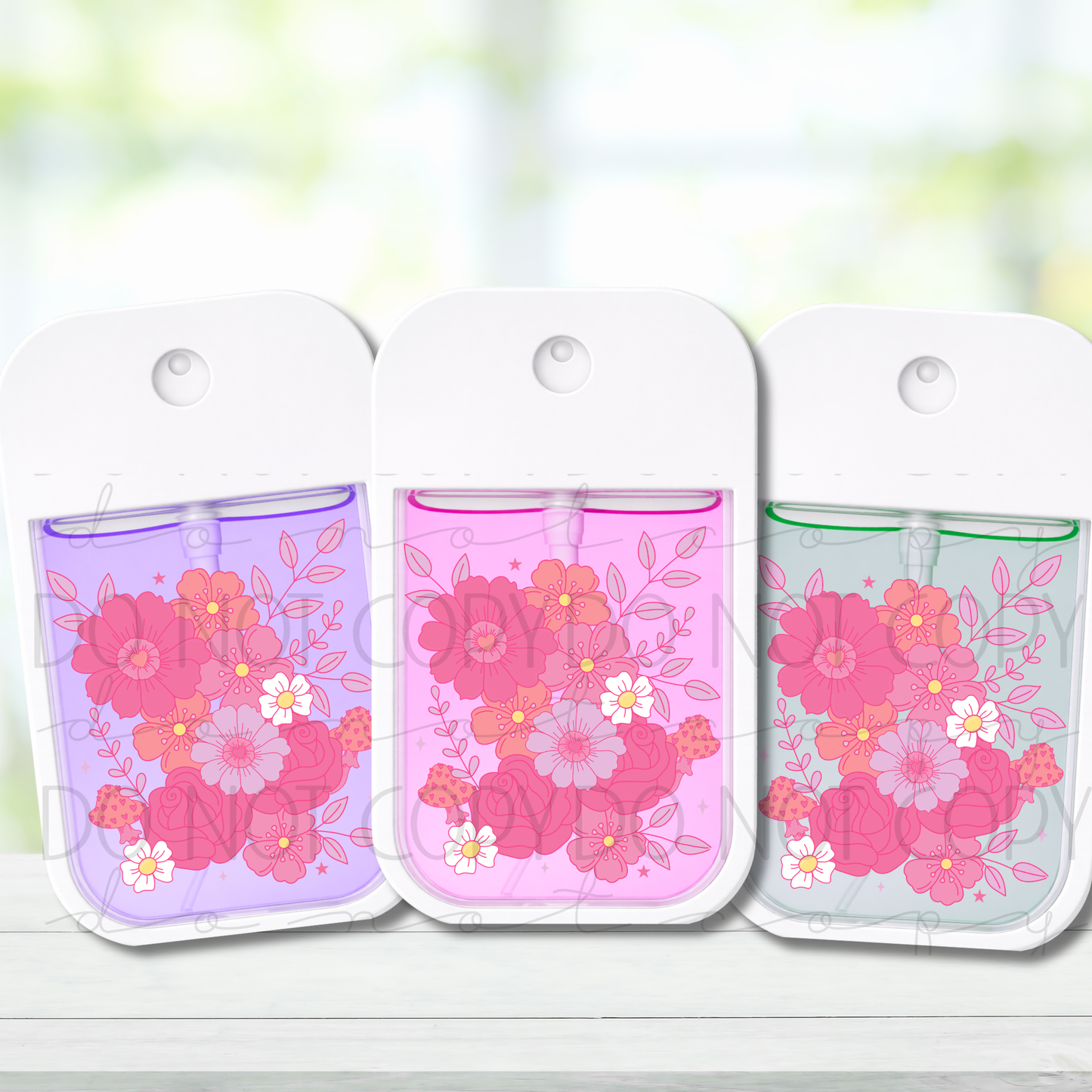 Flowers Spray Decal