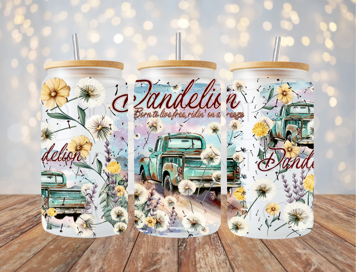Dandelion 16 Oz Wrap