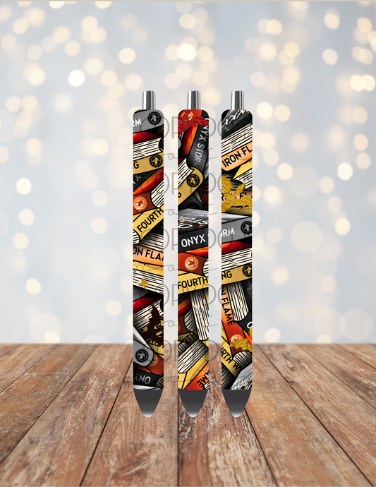 Dragon Book Stack Pen Wrap
