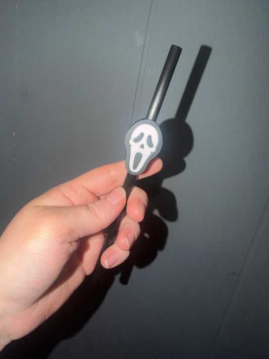 Ghost Horror 3D Straw Topper