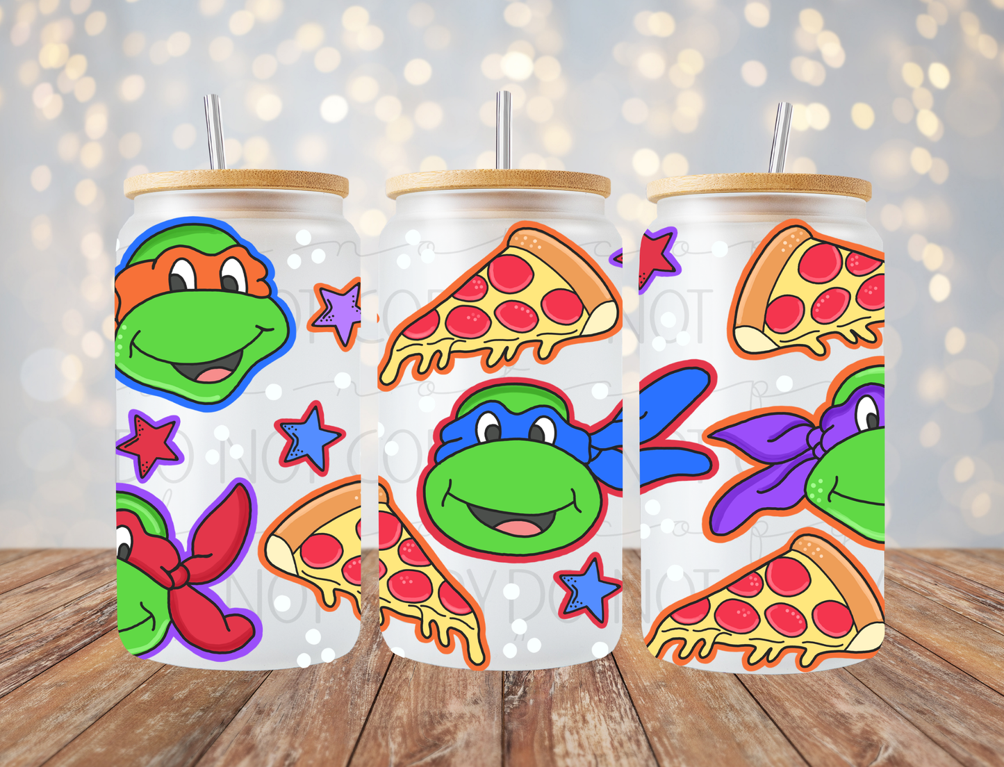 Turtles 16 Oz Wrap