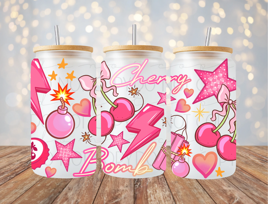 Cherry Bomb 16 Oz Wrap