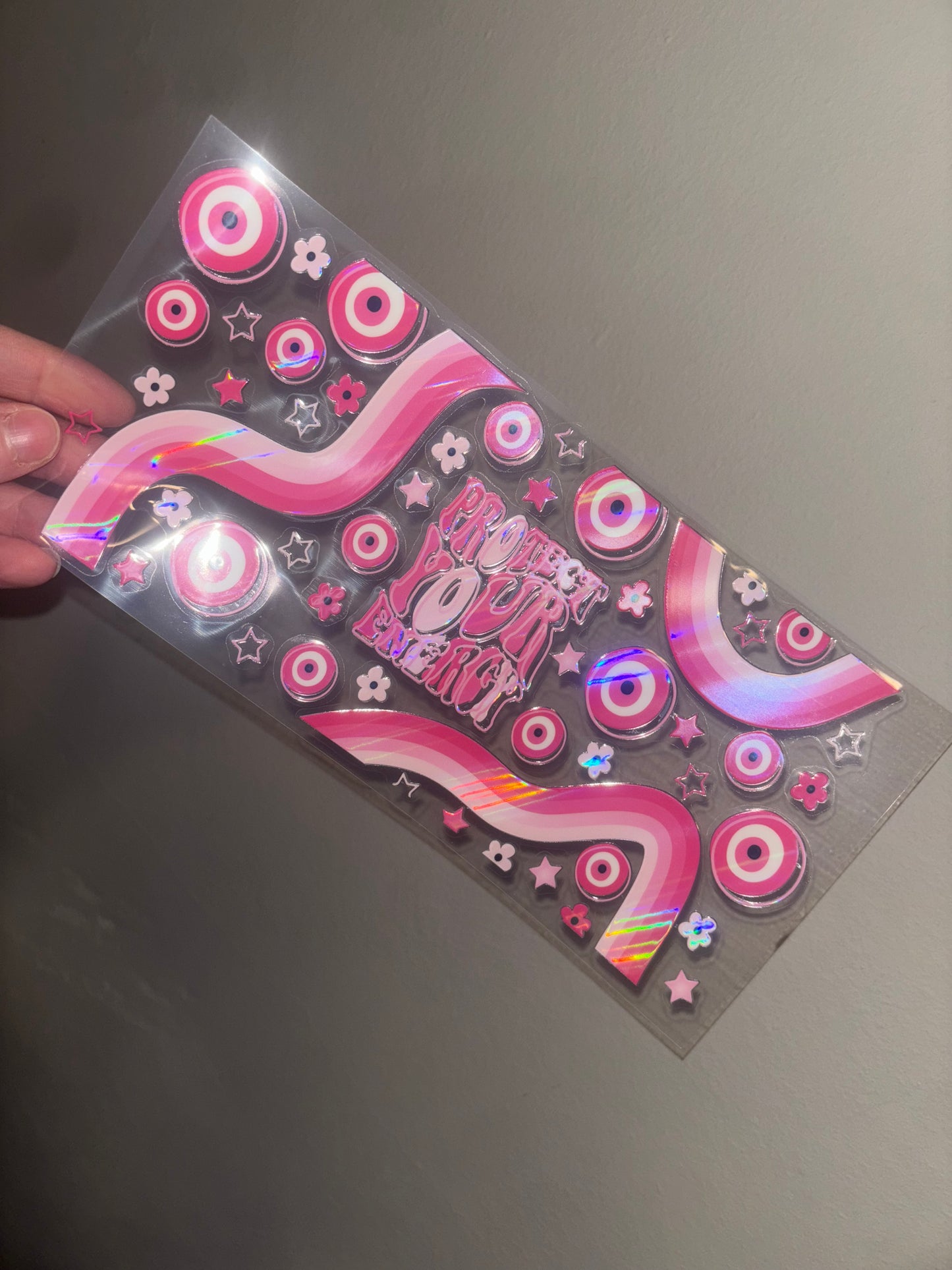 Energy Holographic 16 oz Wrap