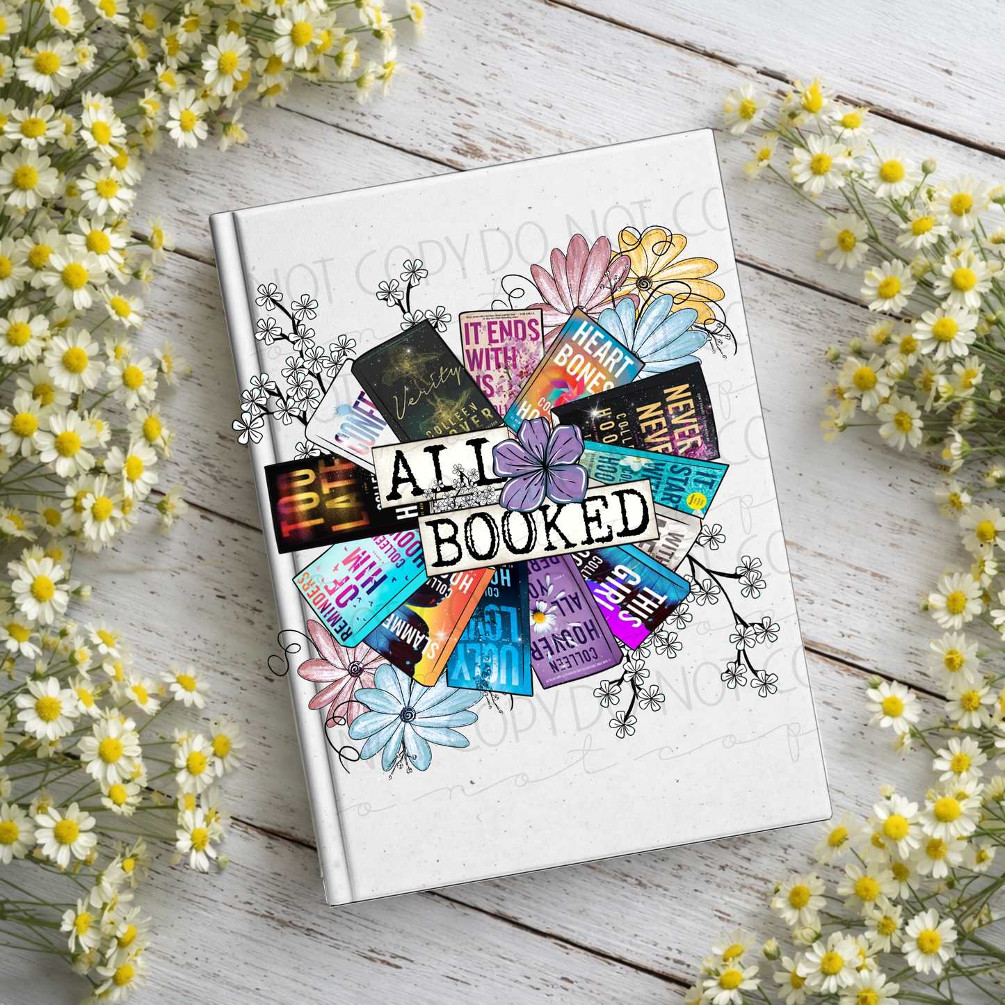 All Booked Notebook Decal