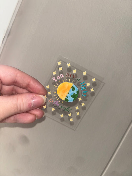 Faith Spray Decal