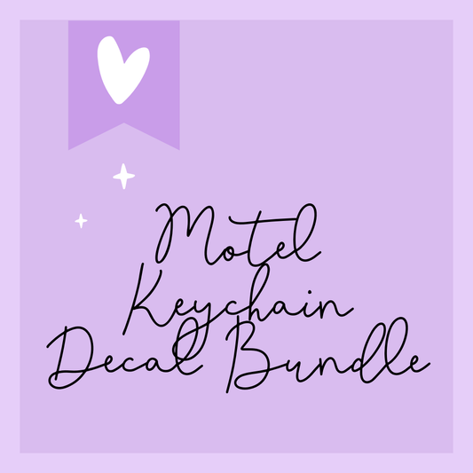 Motel Keychain Decal Bundles