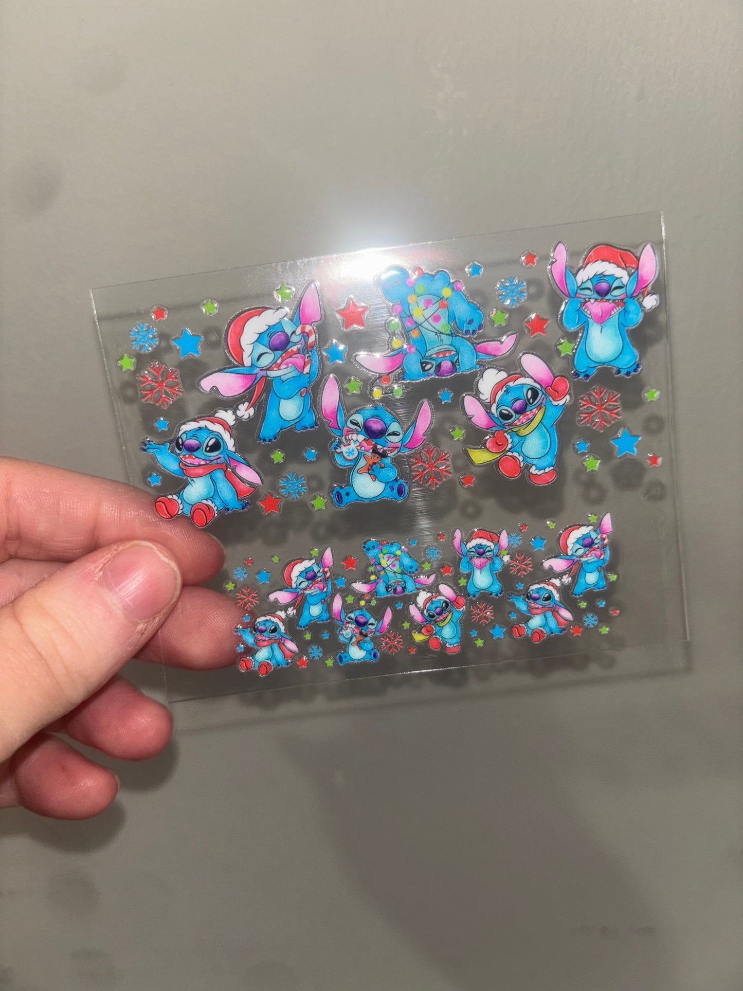 Blue Dog Christmas Mini Wrap