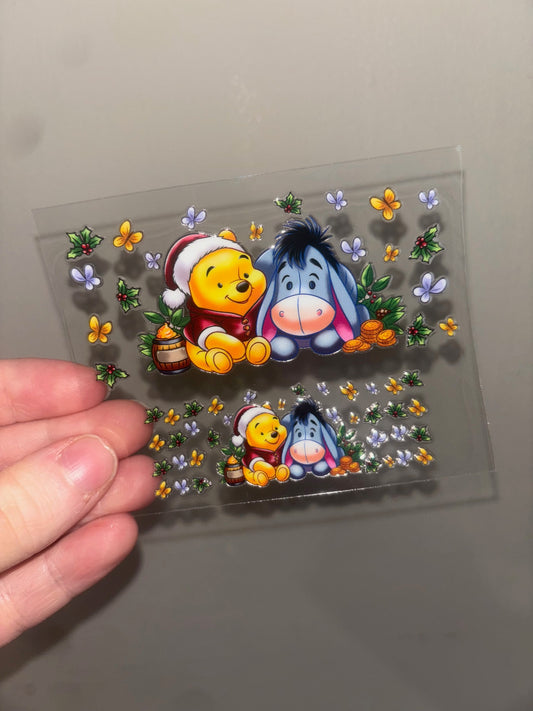 Bear and Friend Christmas Mini Wrap