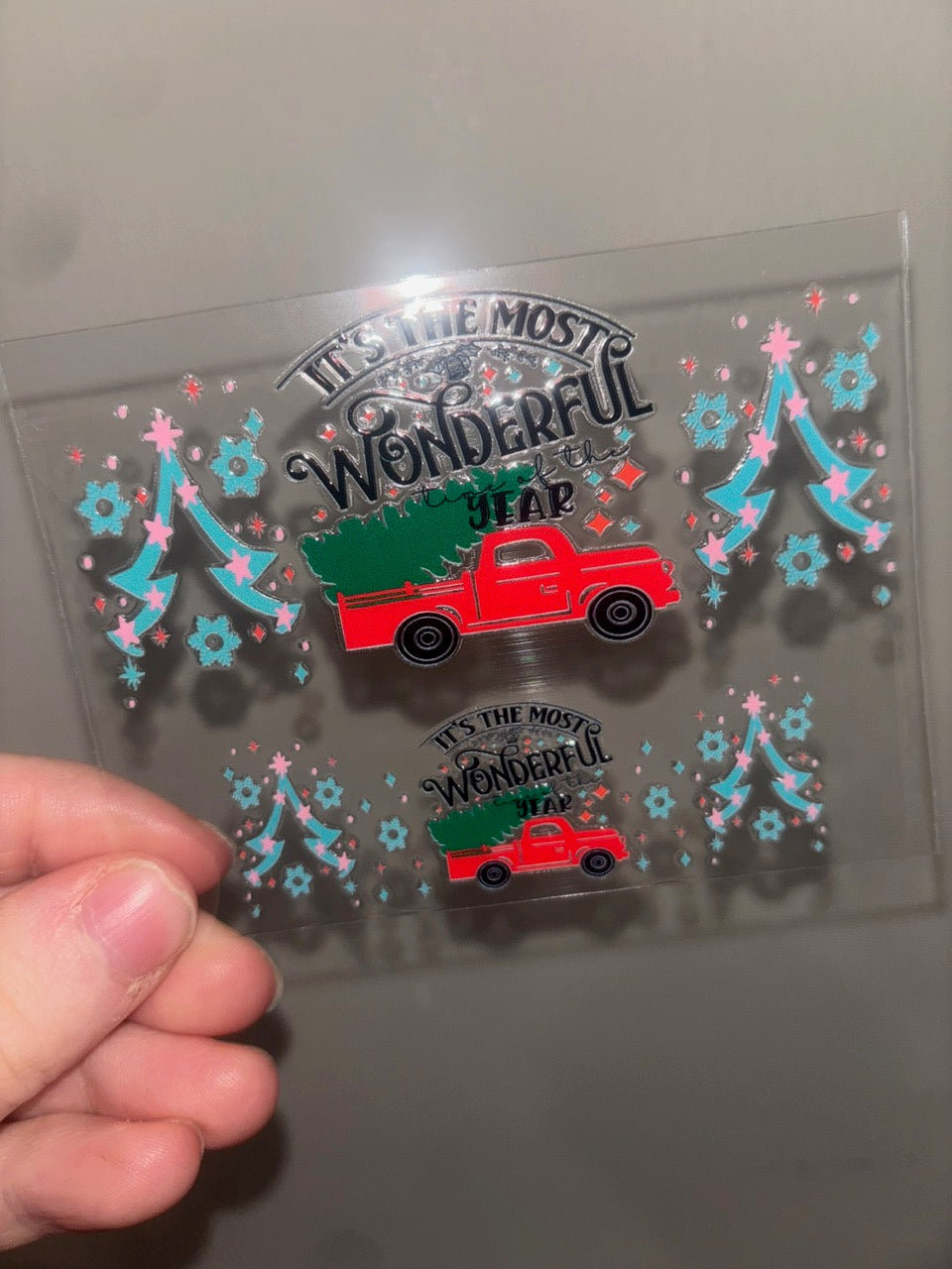 Truck Christmas Mini Wrap