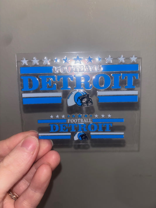 Football Detroit Mini Wrap