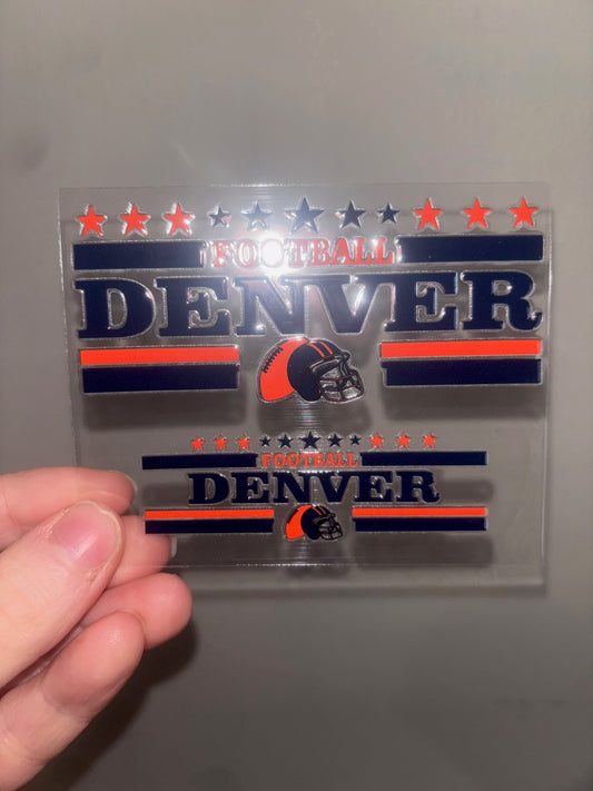 Football Denver Mini Wrap
