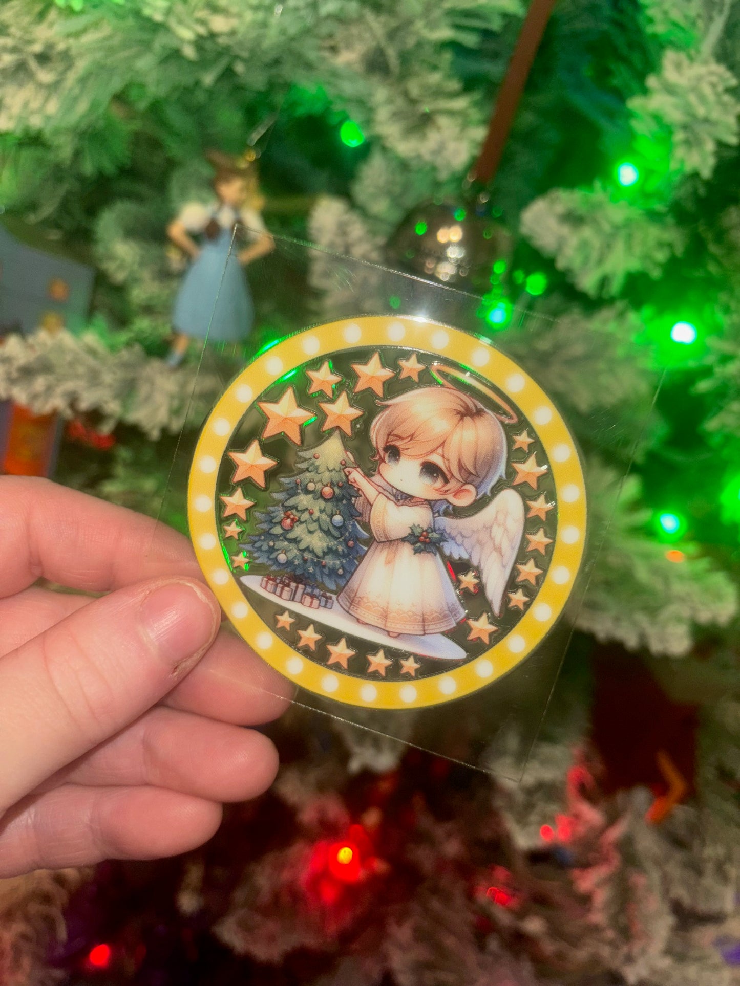 Angel Ornament Decal