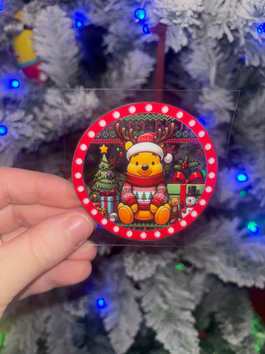 Bear Christmas Decal