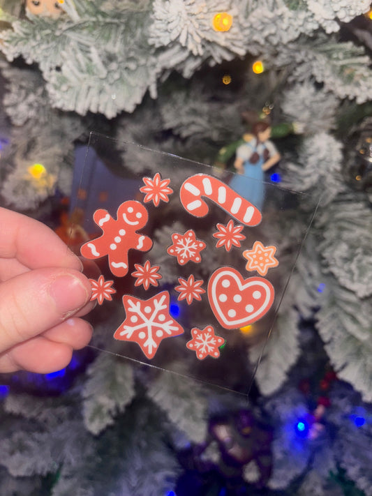 Gingerbread Christmas Decal 3