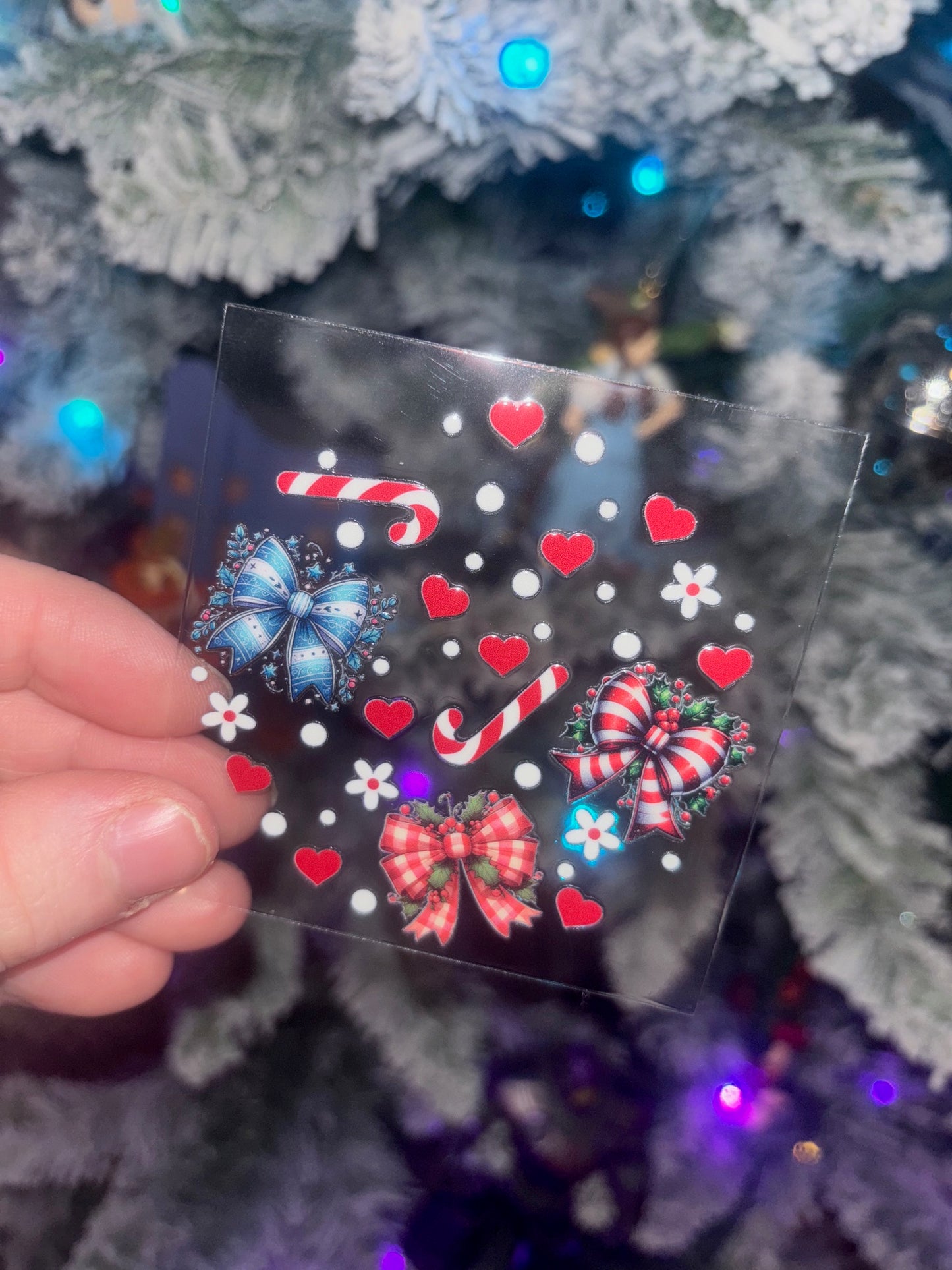 Bows Christmas Decal