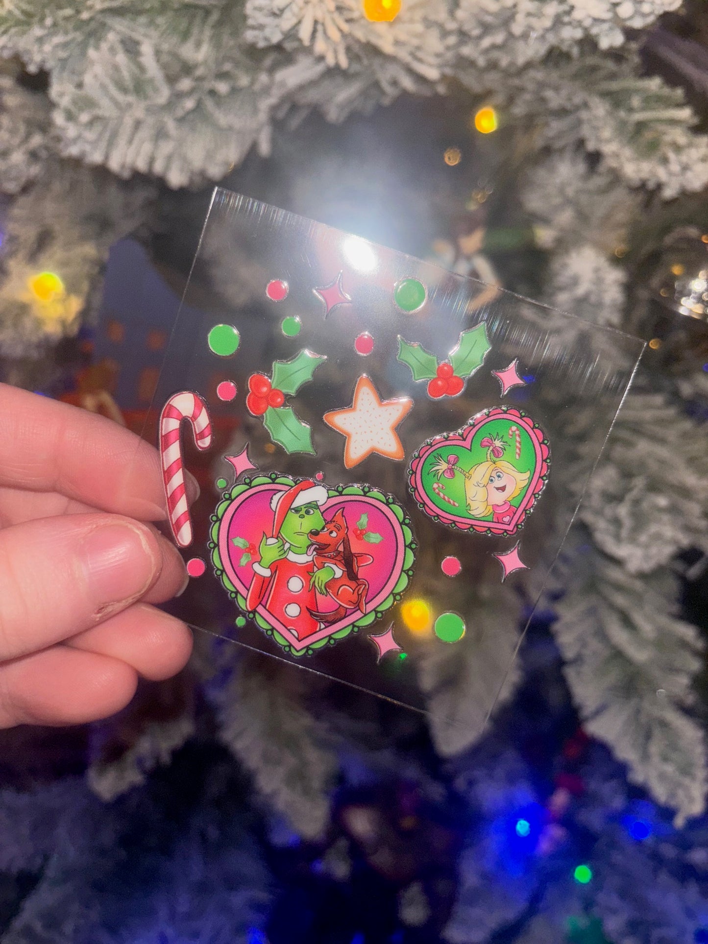 Green Guy Christmas Decal 1