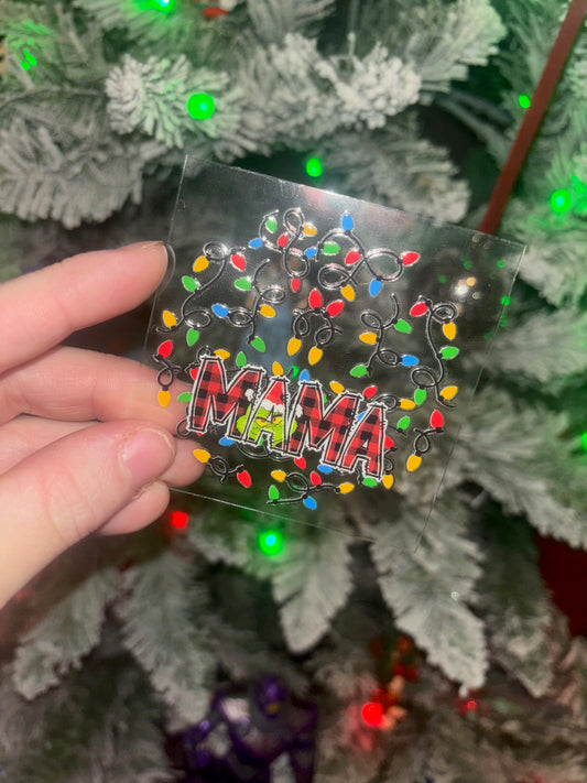 Mama Christmas Decal