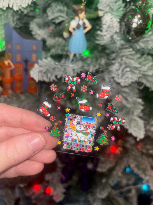 Snowman Guy Christmas Decal