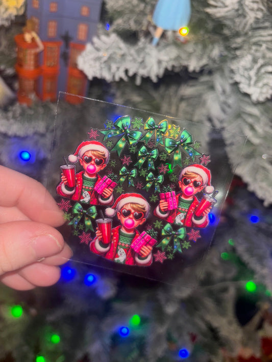 Home Christmas Movie Decal 2