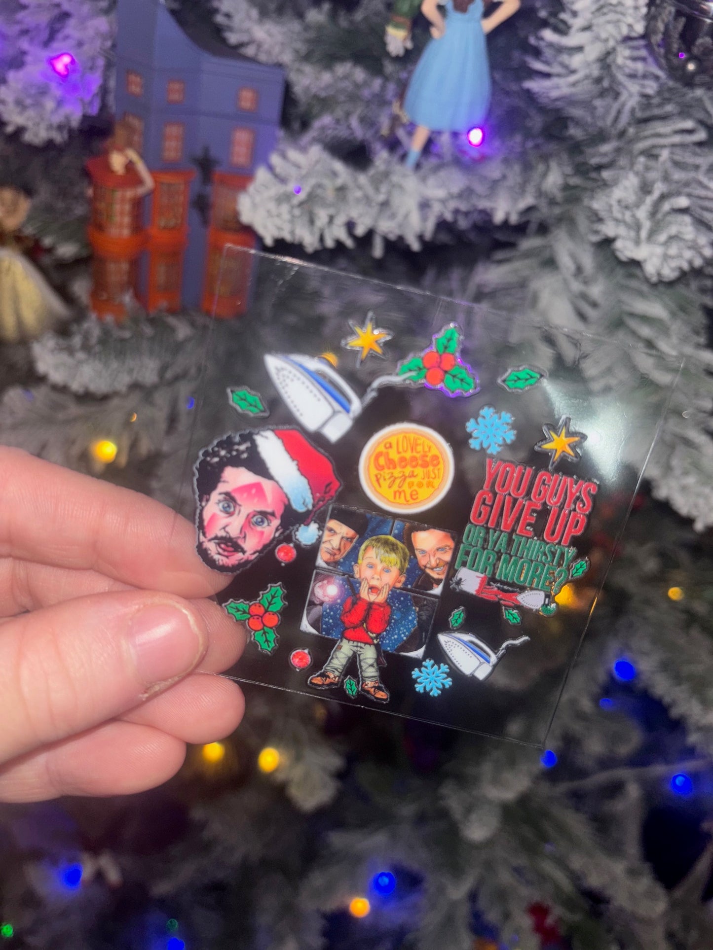 Home Christmas Movie Decal 1