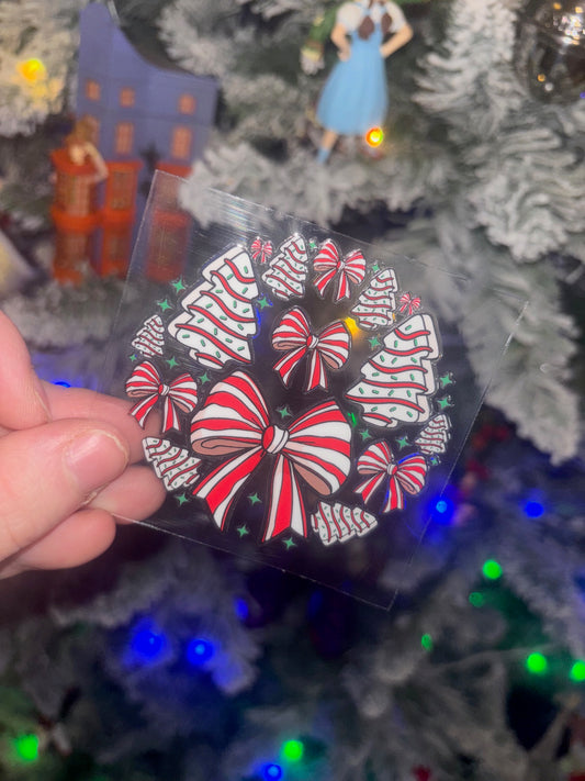 Tree Snacks Christmas Decal