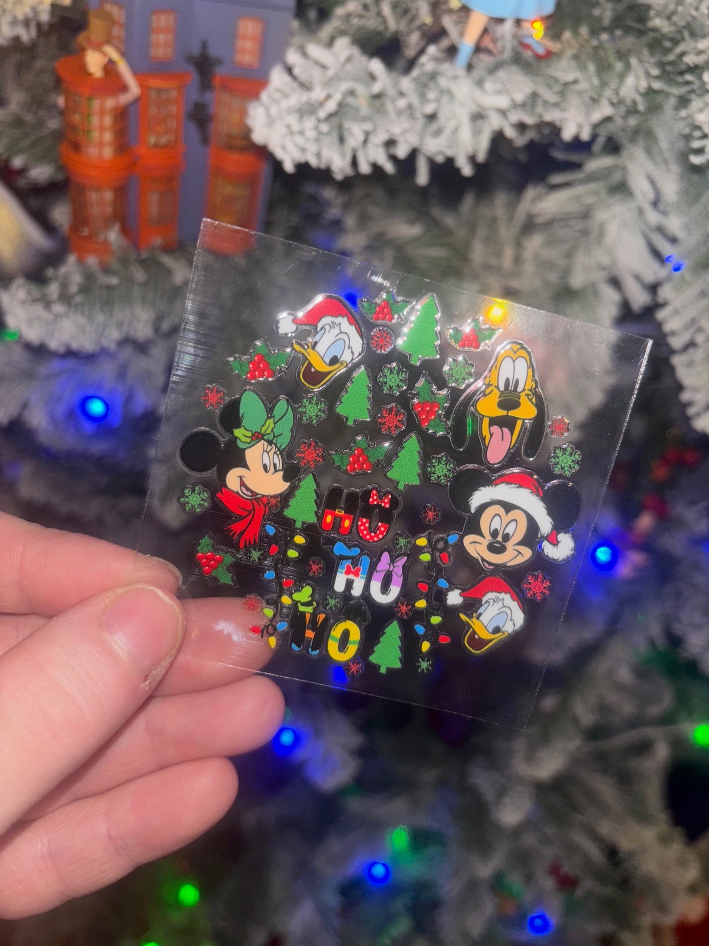Mouse and Friends Christmas Decal 1