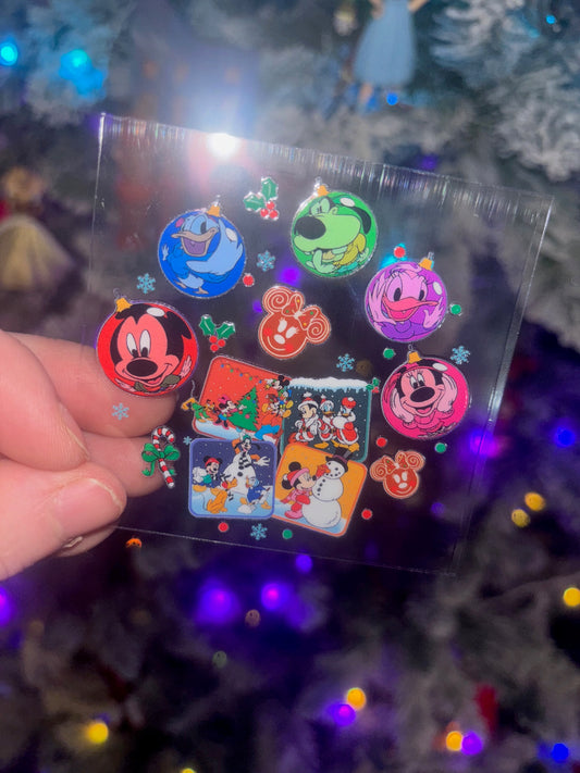 Mouse and Friends Christmas Decal 2