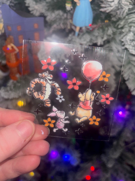 Bear and Friends Ornament Decal