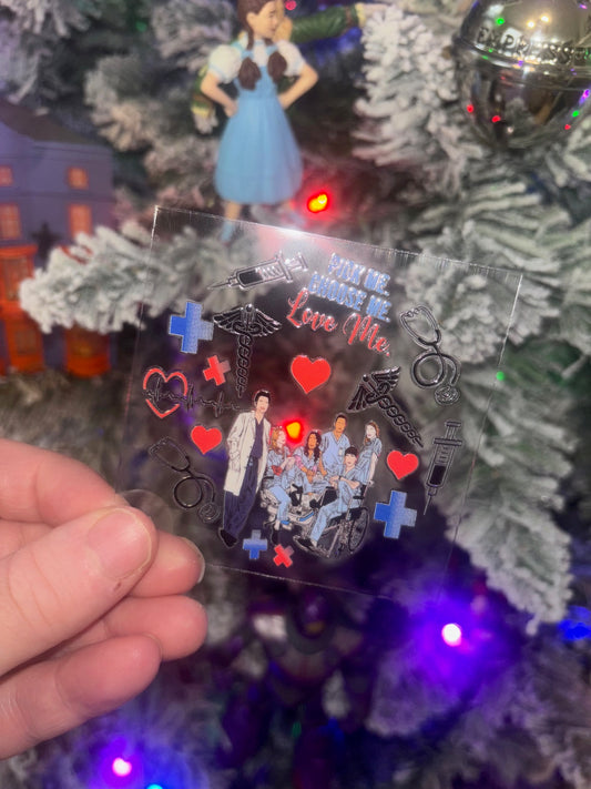 Hospital Show Ornament Decal