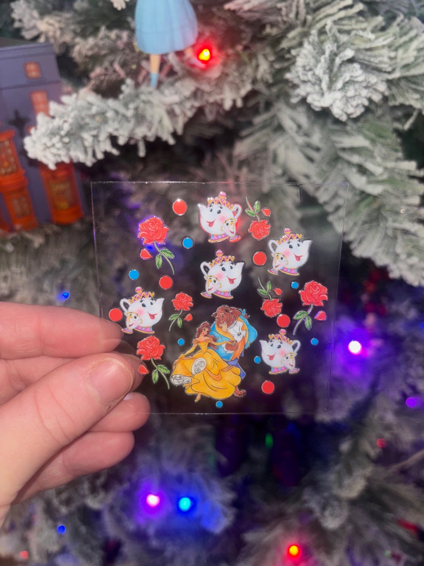 Yellow Dress Princess Ornament Decal