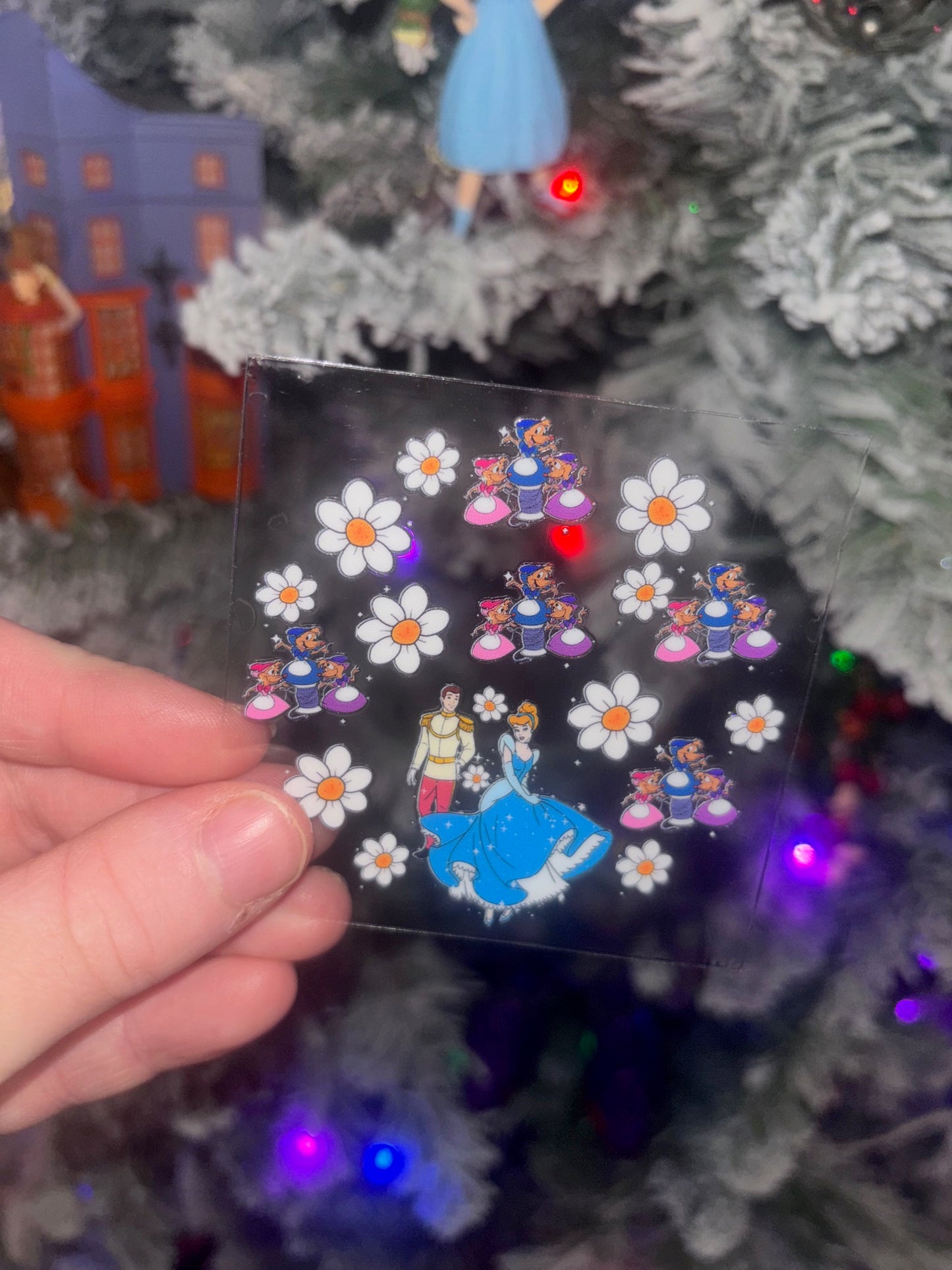 Slipper Princess Ornament Decal