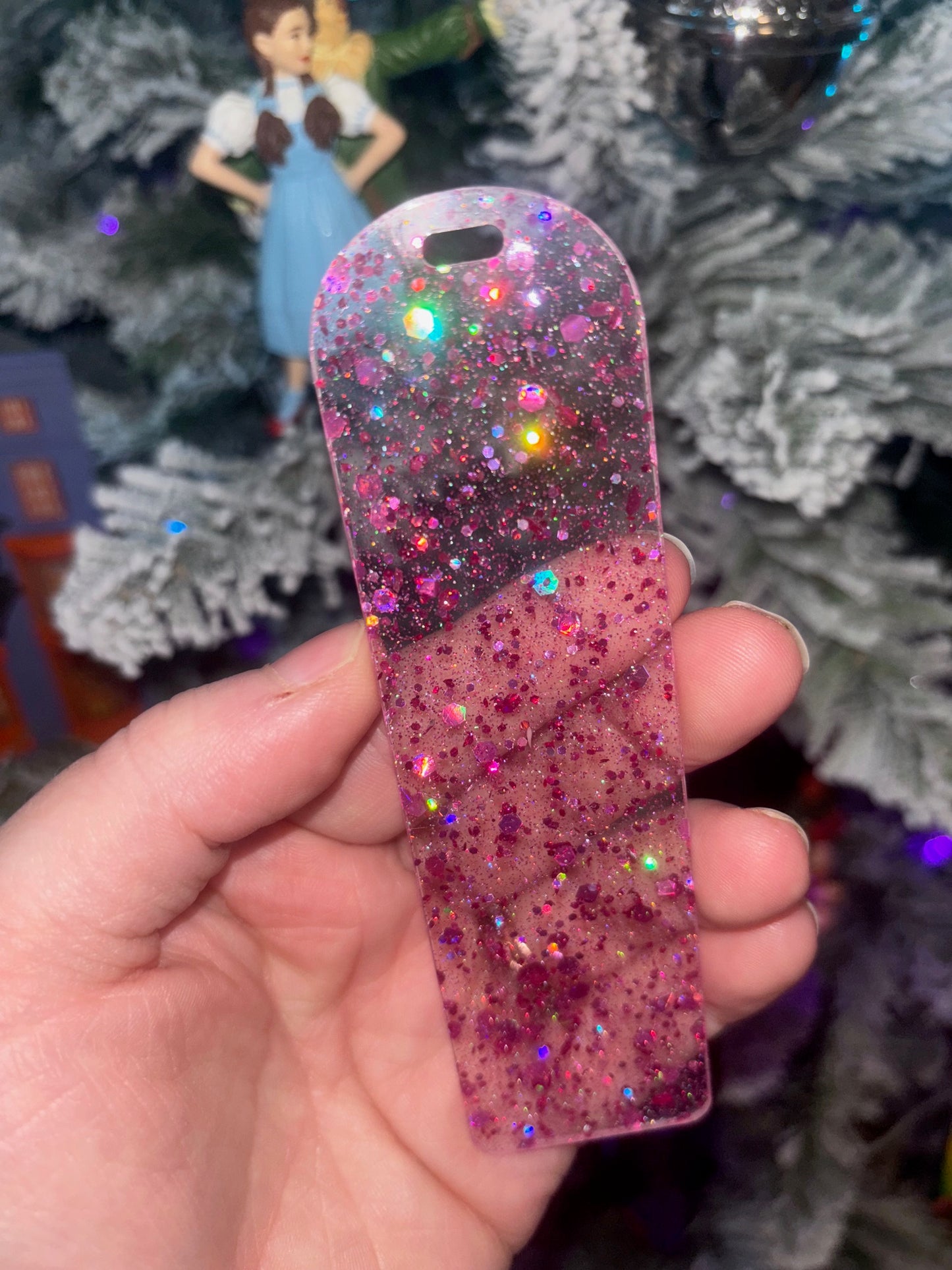 Pink Sparkle Bookmark