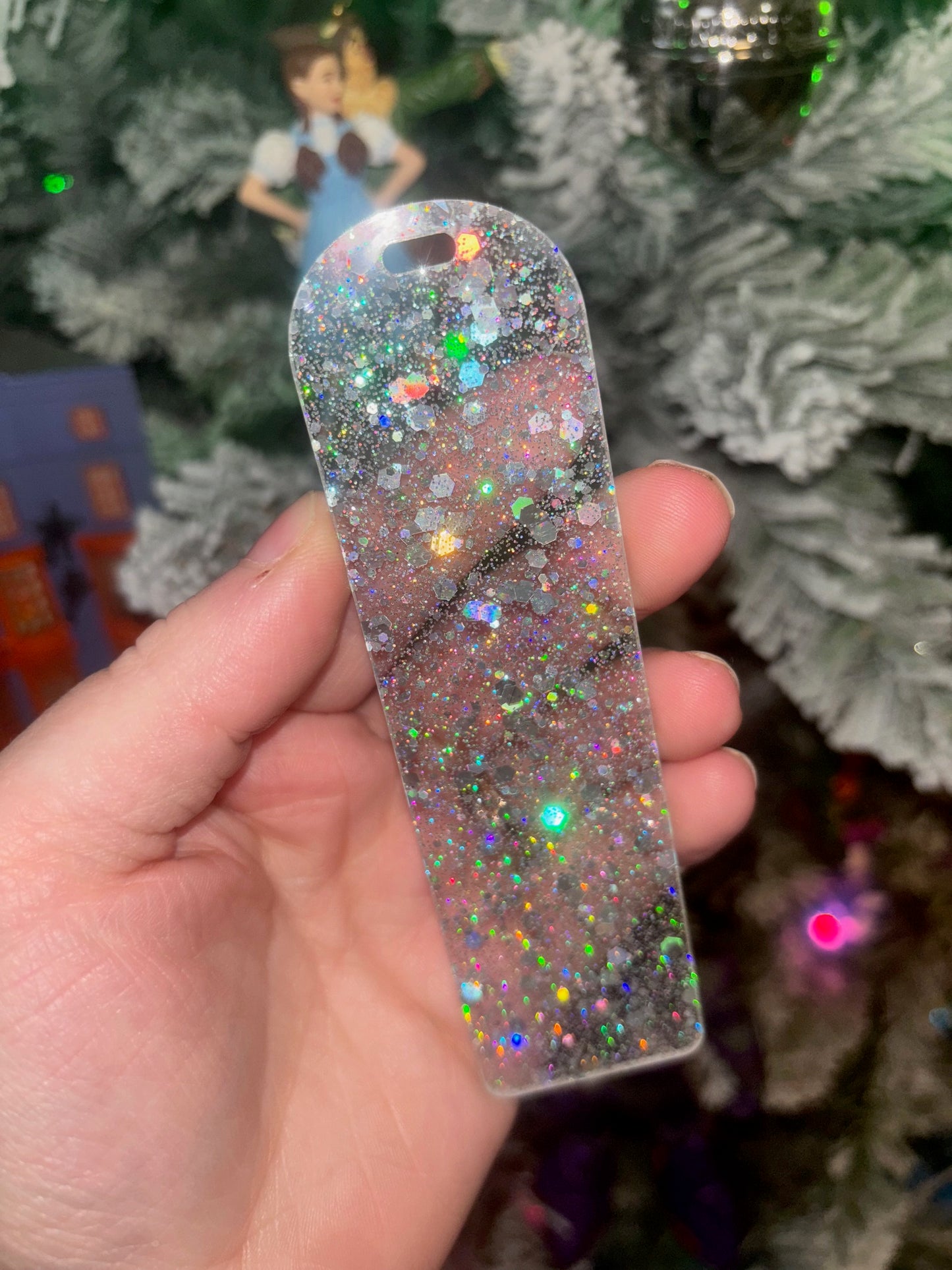 Silver Sparkle Bookmark