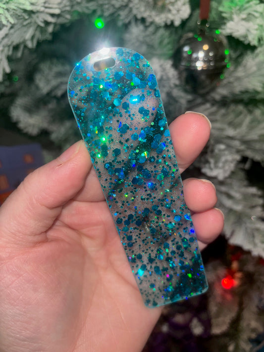 Turquoise Sparkle Bookmark