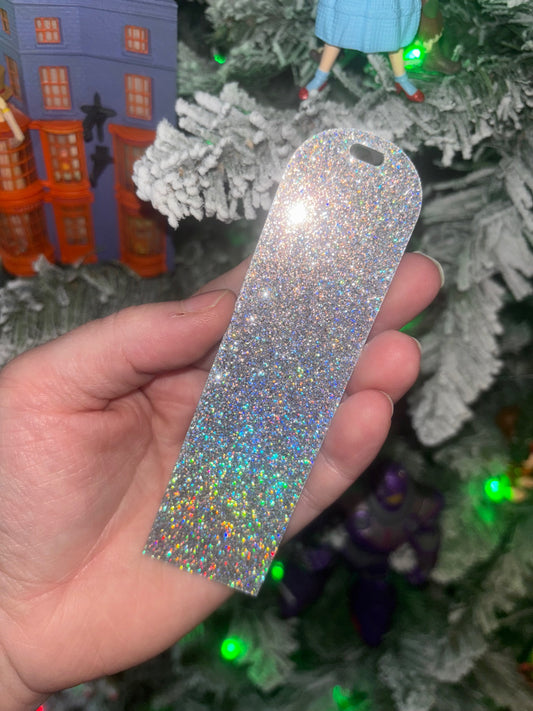 Holographic Glitter Bookmark