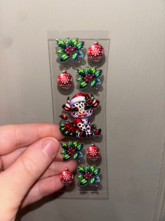 Cow Christmas Pen Wrap
